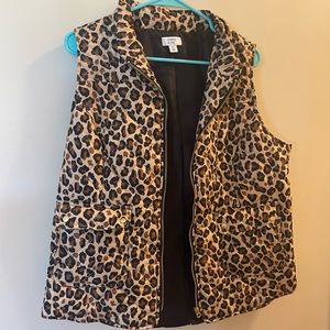 XL Crown and Ivy Cheetah Vest